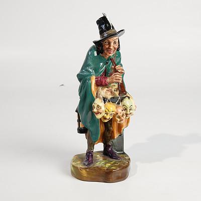 Royal Doulton Porcelain Figure 'Mask Seller', HN2103