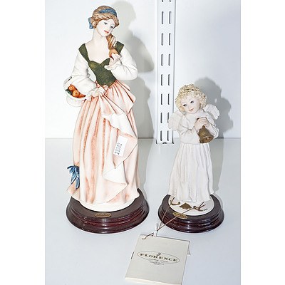 Two Giuseppe Armani Ceramic Figures