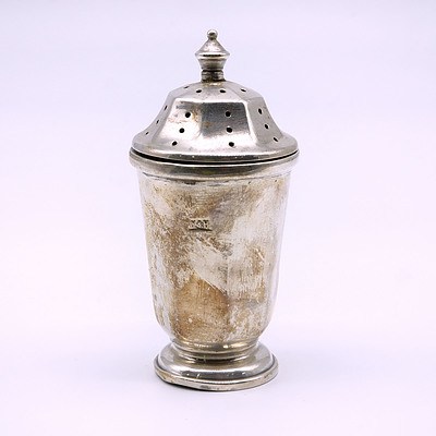 Walker and Hall Sterling Silver Pepper Pot