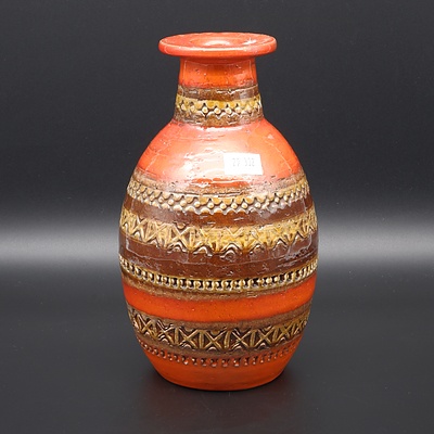 Italian Bitossi Ceramiche Studio Pottery Vase