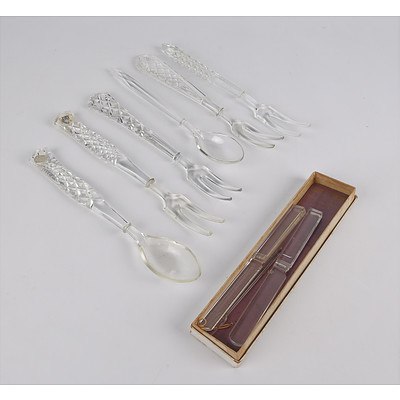 Collection of Vintage Cut Glass and Crystal Serving Ware