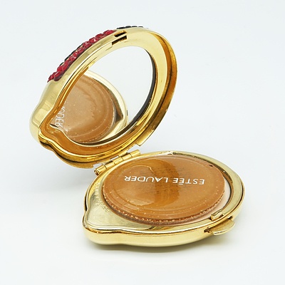 Boxed Estee Lauder Glamour Bee Compact