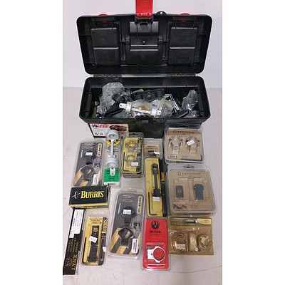 Burris, Hy-Skor, Leupold and Ruger Rifle Scope Mounts and Accessories  - Lot of 50  - Brand New - RRP $1000.00