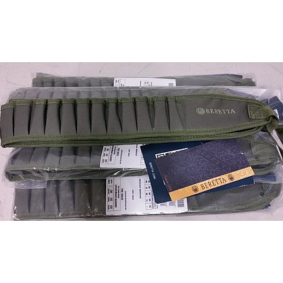 Beretta Gamekeeper 12 Gauge Cartridge Belts - Lot of Six - Brand New - RRP - $240.00