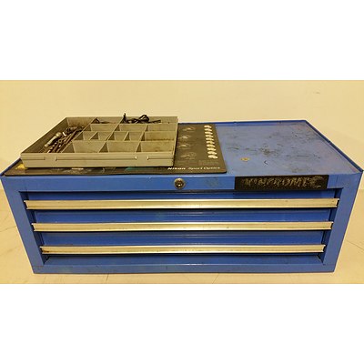 Kinchrome Four Drawer Toolbox and Various Tools