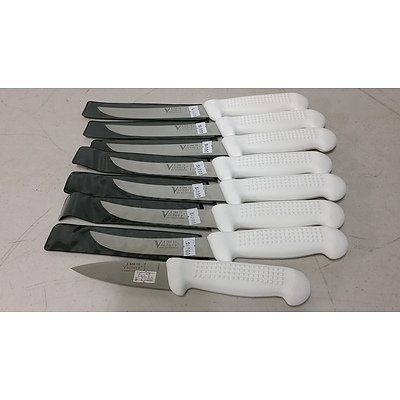 Victory 10cm, 13cm and 15cm Butchers Filleting/Boning Knives - Lot of Eight - Brand New - RRP $320.00