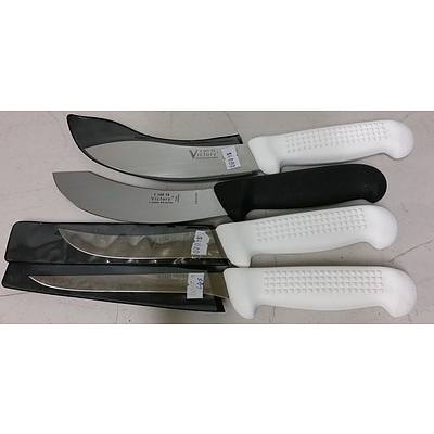 Victory Boning and Filleting Knives - Lot of Four - Brand New - RRP $160.00