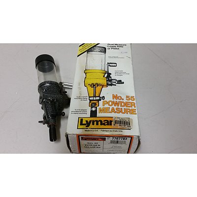 Lyman NO. 55 Powder Measure For Rifles or Pistols - Brand New - RRP $150.00