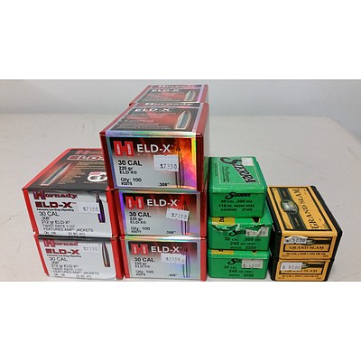 13 Boxes of 30 Caliber Projectiles - Brand New - RRP $825.00