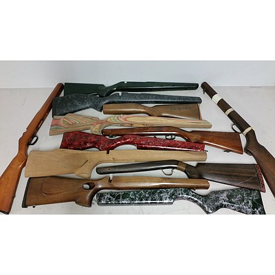 Selection of Rifle Stocks - Lot of 23
