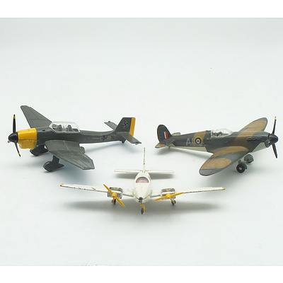 Three Vintage Dinky Toys Model Planes