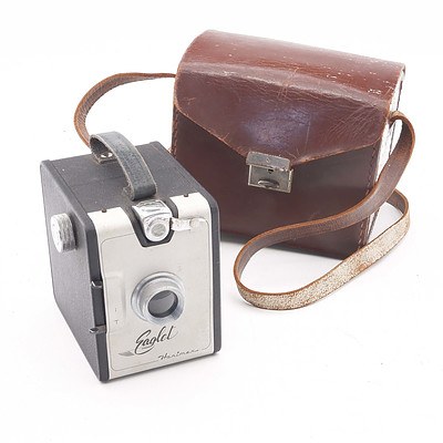 Vintage Hanimex Eaglet Camera and Case
