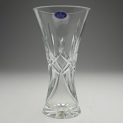 Royal Doulton Cut Crystal Vase