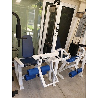 Calgym Seated Leg Curl & Leg Extension Strengthening Machines