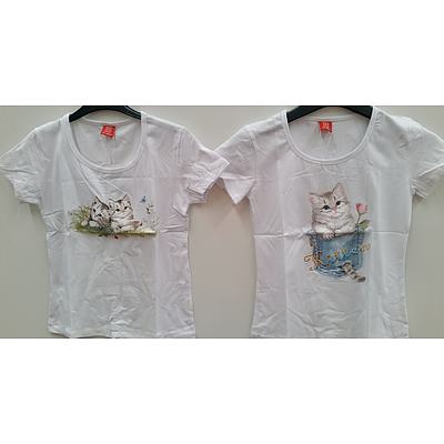 Dolyrn Children's Printed Tee Shirts - Lot of 132 - Brand New - RRP $1300.00