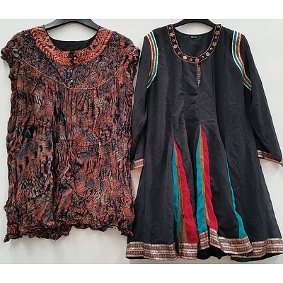 Women's Indian Style Dresses and Clothing - Lot of 50 - Brand New - RRP $1600.00