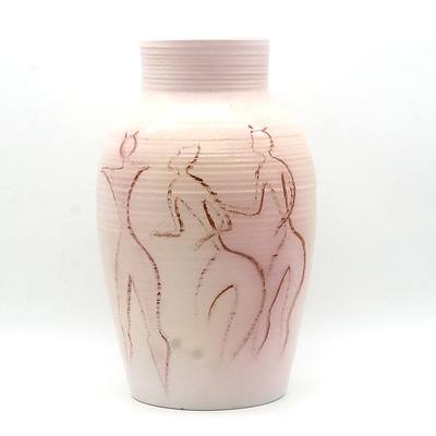 Studio Pottery Vase, Signed to Base