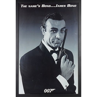 James Bond Sean Connery Bond Poster