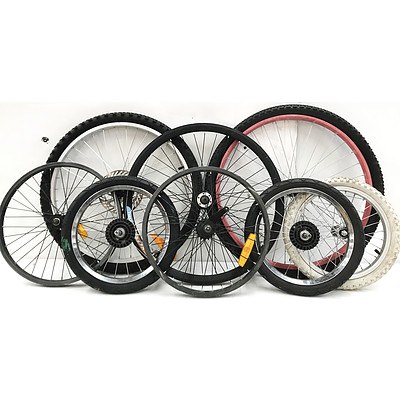 Front & Rear Mountain Bike, Electric & BMX Rims - Lot of 15