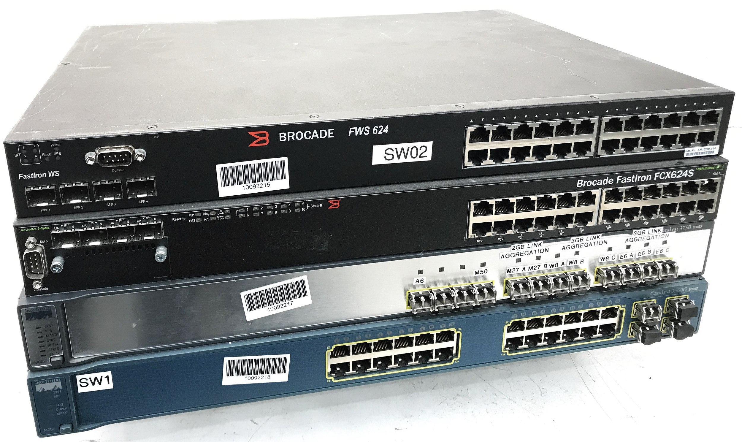 Cisco Brocade Managed Switches Lot 1052807 ALLBIDS