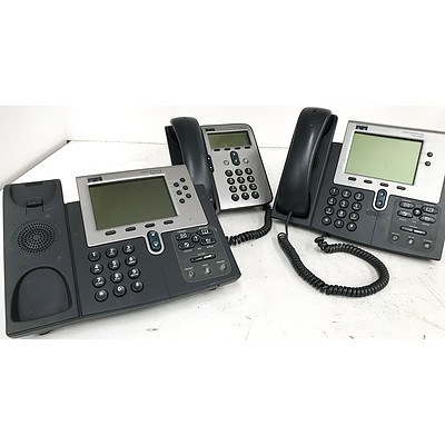 Cisco 7940 7912 & 7960 IP Office Phones - Lot of 35