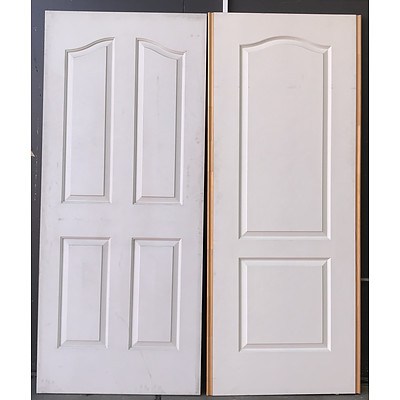 Two Solid External & Two Internal Doors - Brand New