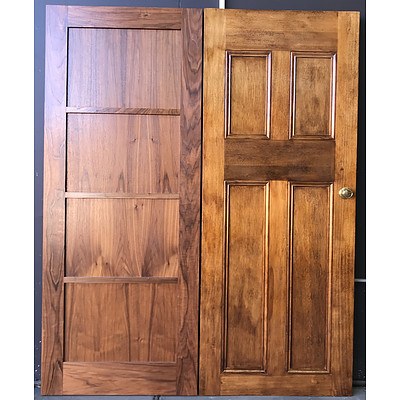 Four Solid Timber Doors - Brand New