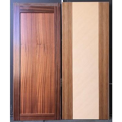 Four Solid Timber Doors - Brand New