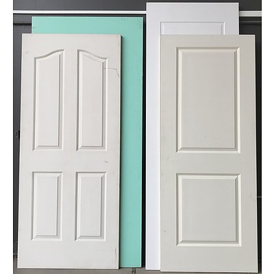 Four Internal Oak Doors - Brand New
