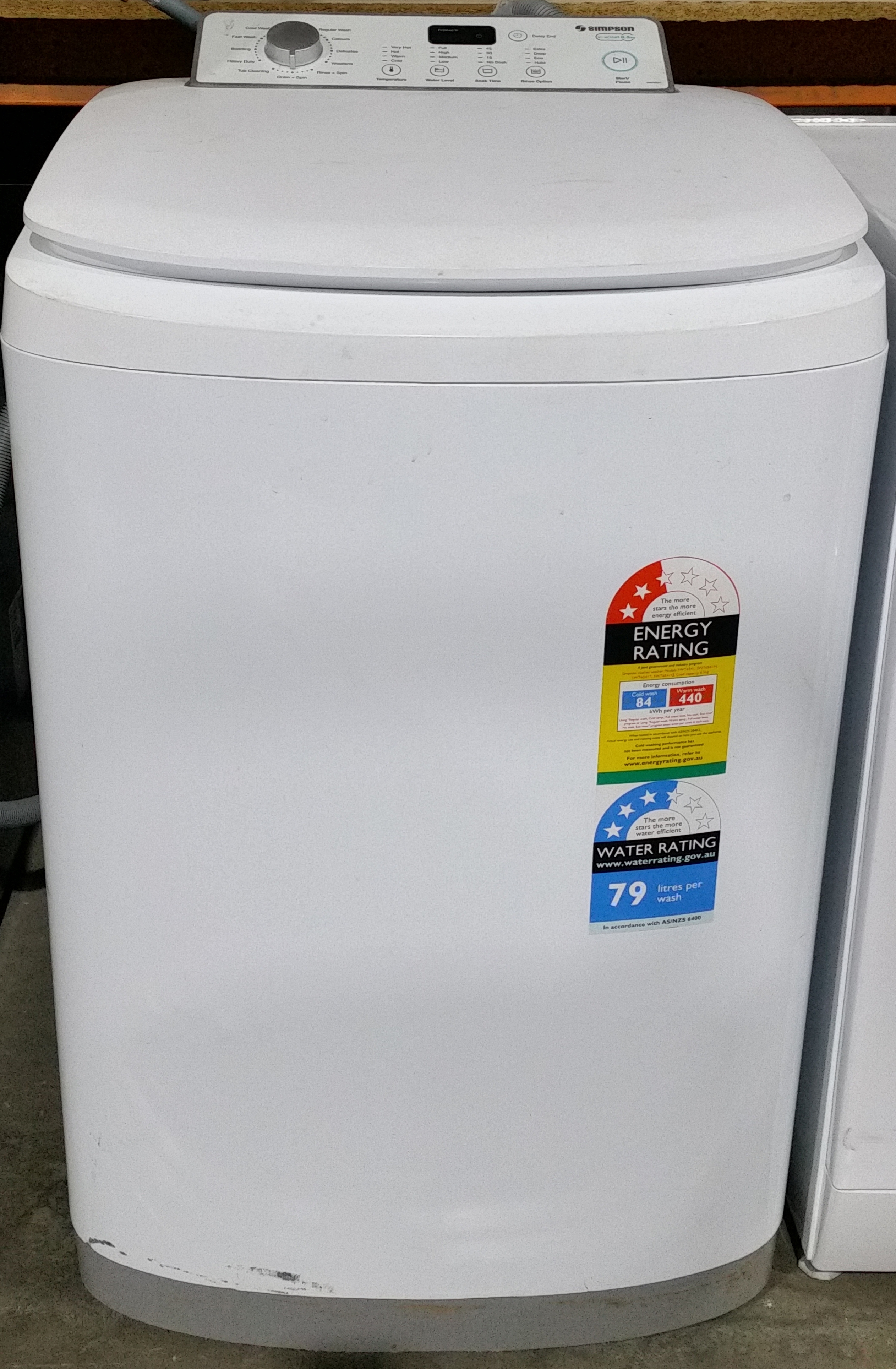 simpson eziset 6.5 kg washing machine