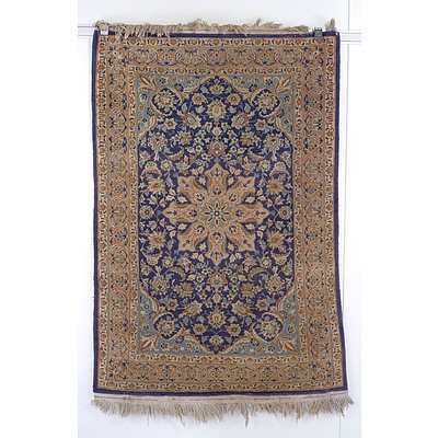 Persian Style Hand Knotted Small Wool Rug