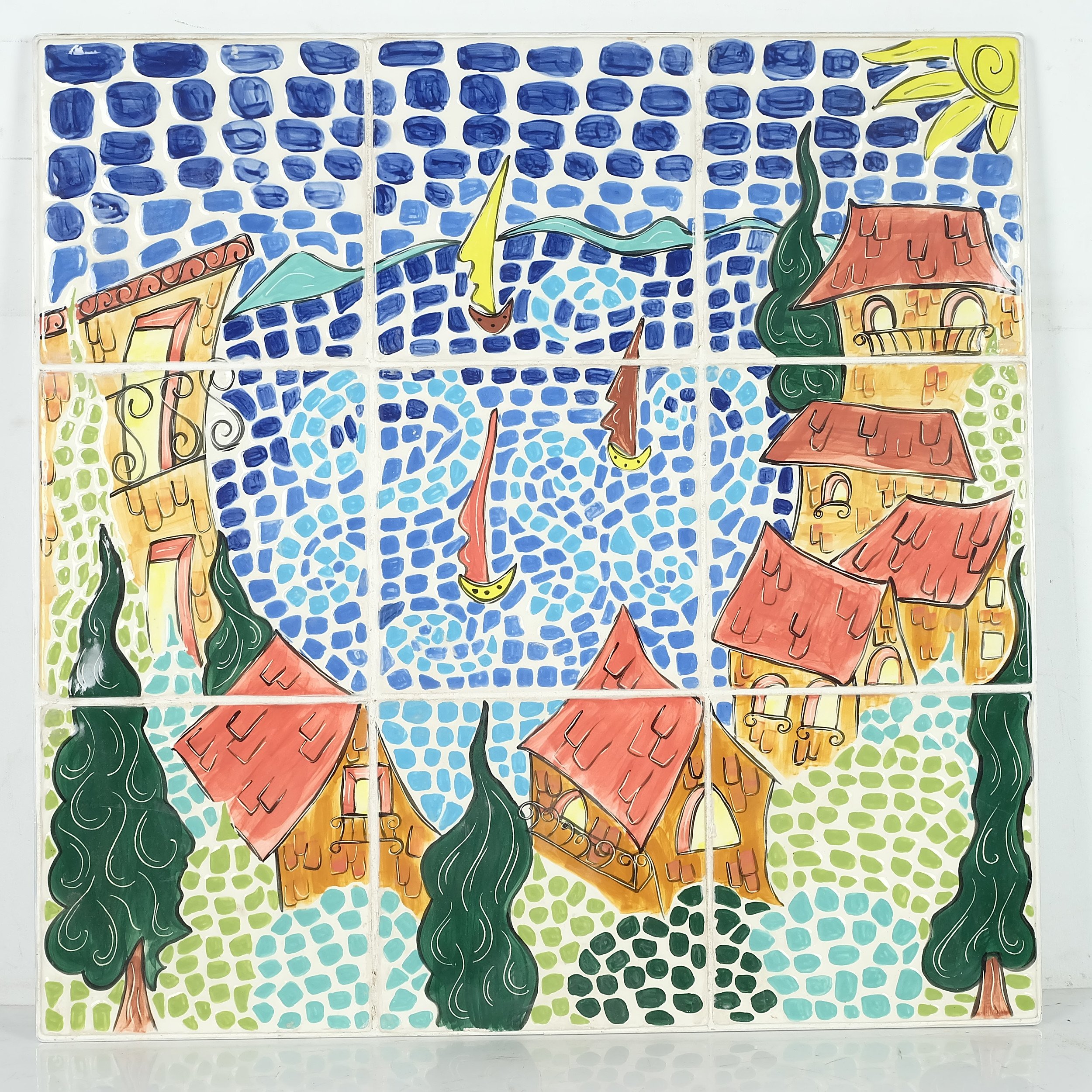 Tile Mosaic Wall Hanging Lot 1059359 ALLBIDS