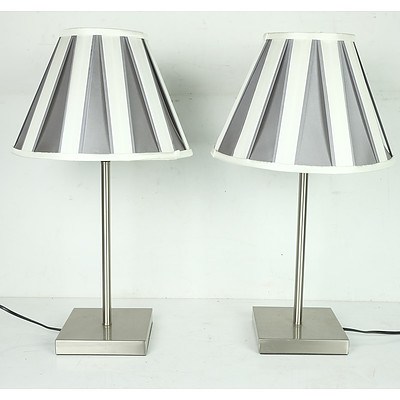 Pair of Contemporary Table Lamps