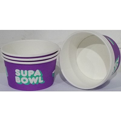 350ml Biopak Custom Bio Bowls - Lot of 500 - Brand New