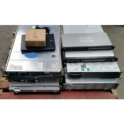 Bulk Lot of Assorted IT Equipment - Servers, Switches & Laptop