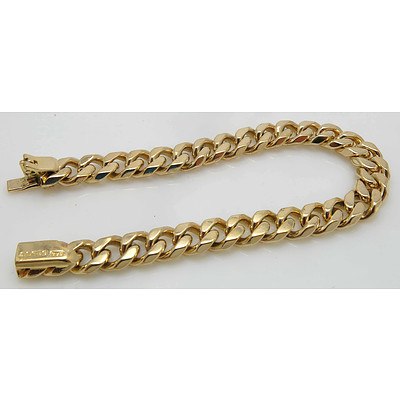 Hallmarked English 9ct Gold Bracelet