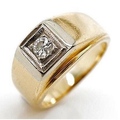 10ct Gold Diamond Ring