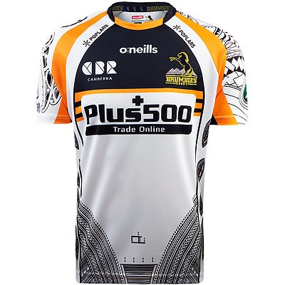 Brumbies Pasifika Day Jersey - Worn and Signed by #4 Rory Arnold