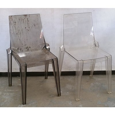 Four Retro Plastic Chairs