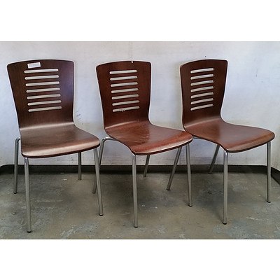 Three Cafe Chairs