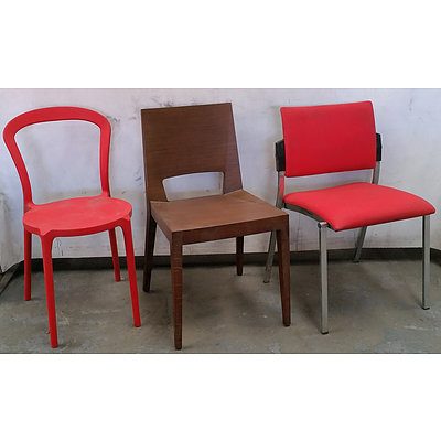 Large Group of Chairs and Stools