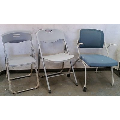 Large Group of Chairs and Stools