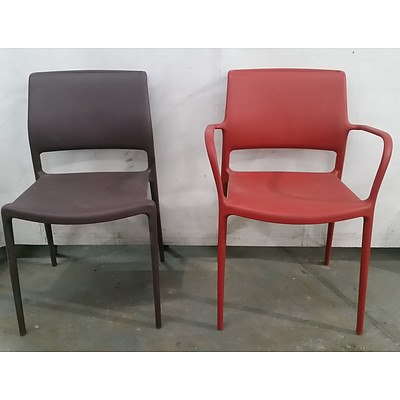 Plastic Chairs - Lot Of 5