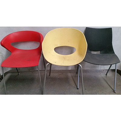 Contemporary Occasional Chairs Lot of Six
