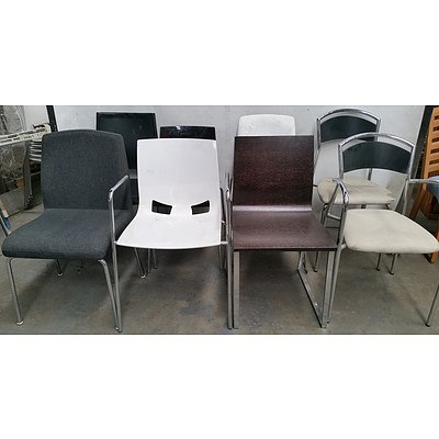 Contemporary Occasional Chairs Lot of Eight