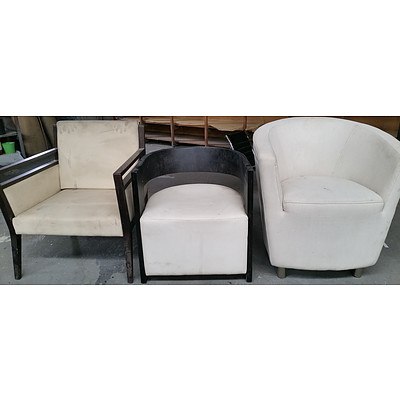 Contemporary Occasional and Tub Chairs - Lot of Six