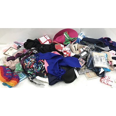 Bulk Lot of Brand New Women's Clothing, Underwear & Accessories - RRP Over $900