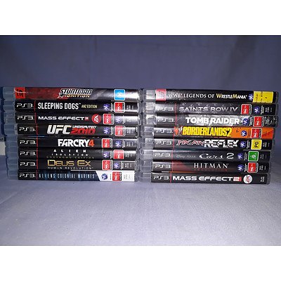 16 Various PS3 games
