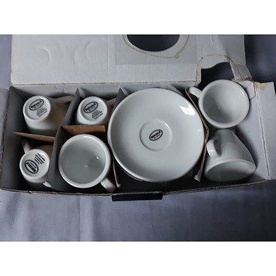 6 Expresso Cups & Saucers (NEW)