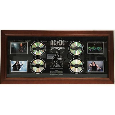 AC/DC ThunderStruck - For Those About To Rock We Salute You! Framed CD Presentation